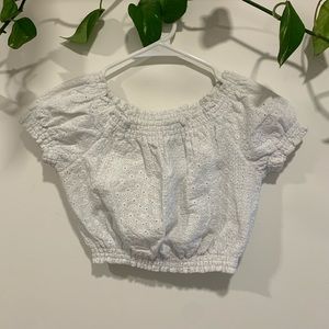 H&M Off the Shoulder Crop Top